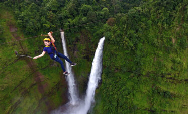 Fly above Tad Fane Waterfall